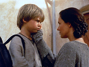 Anakin and his mother, Shimi Skywalker