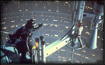 Vader tries to bring Luke to the Dark Side and reveals his true relationship to Luke